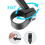 Universal Scooter Rearview Mirror, 360 Rotation Safety Mirror 1 Pair 6