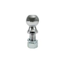 Buyers Products (1802130 Bola de enganche cromada de acero al carbono de 2 pulg. 3 500 lbs. M.G.T.W.