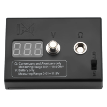 LED-Ohmmeter, Spulenspannung, Messung von 0,01–19,9 Ω, Widerstandstester