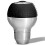 MOMO Airleather Aluminum Shift Knob Black 1