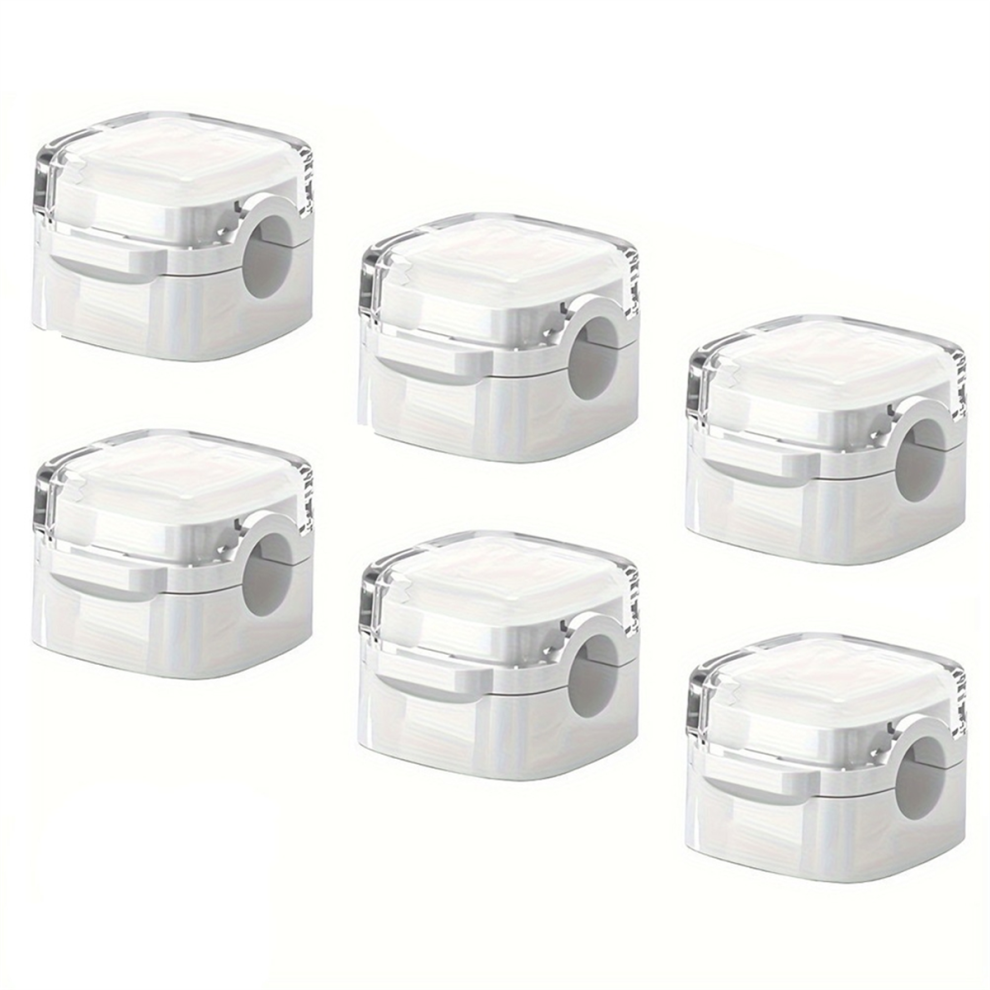 6 Pack Magnetic Cable Clips Under Desk Cable Management 4853609515408