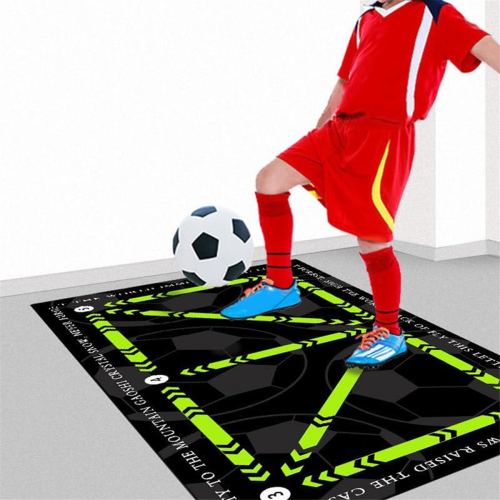 Football Footstep Training Mat, Non-Slip Footstep Training Mat, A 2