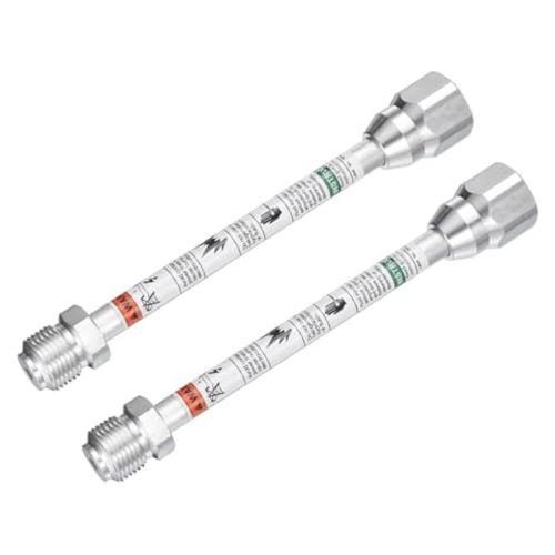 2pcs 20cm/8inch Airless Paint Sprayer Tip Extension Pole Rod 1
