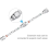 2pcs 20cm/8inch Airless Paint Sprayer Tip Extension Pole Rod 3