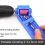 Tragbarer Bohrerschärfer wird mit einer Schleifscheibe geliefert 8