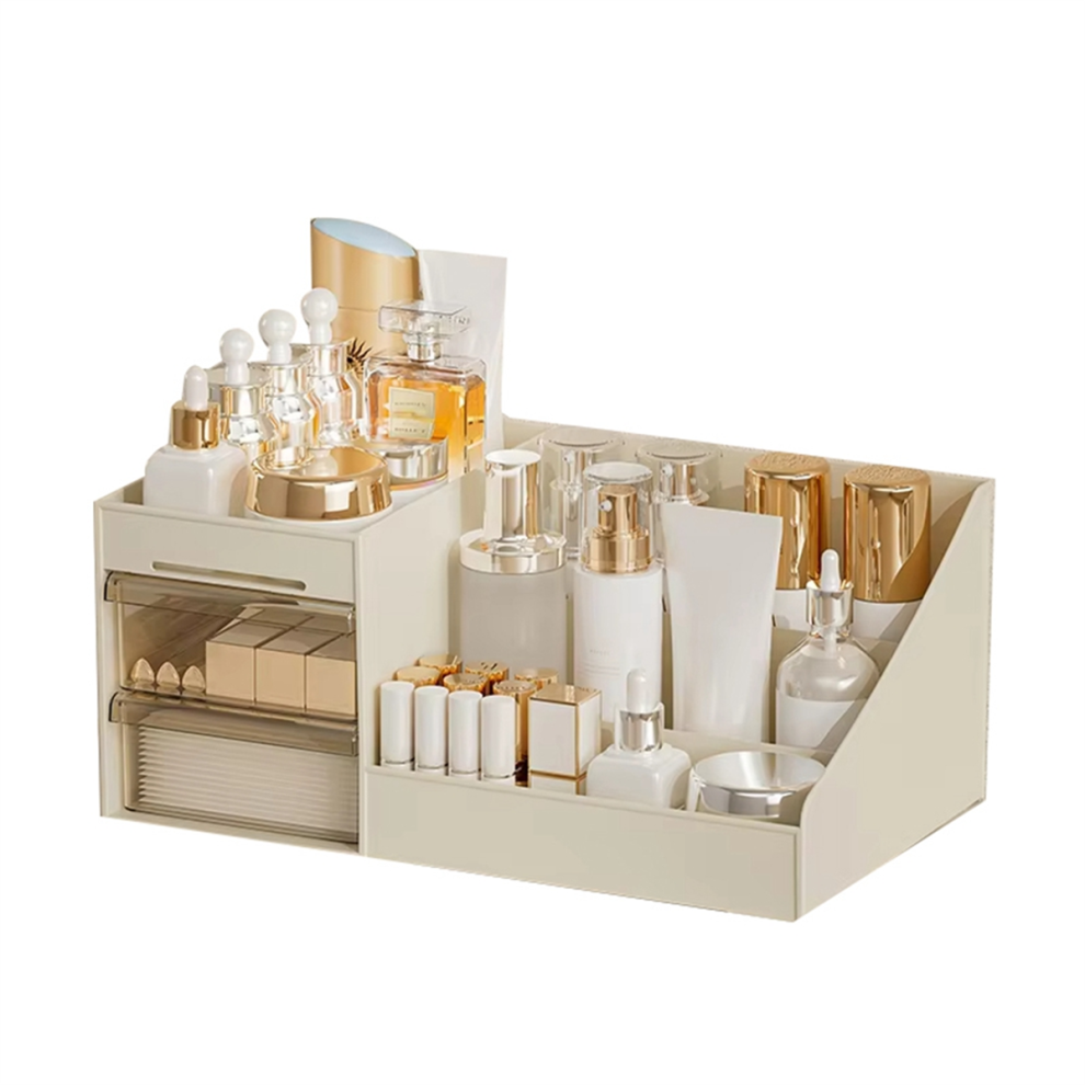 Cosmetic Organizer with Clear Drawer Countertop Organizer