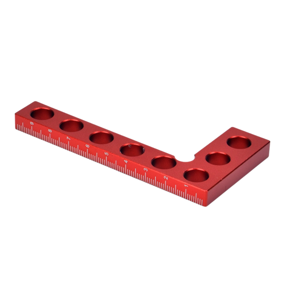 Aluminum Alloy Height Ruler 90 Degree Right Angle Ruler Red 4854137558868