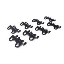 COMP Cams 4800-8 Fhrungsplatte, kleiner Block, Chevy, erhht fr Stelstangen mit 5/16 Durchmesser, schwarz