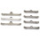 Moroso 68516 Chromen ventieldophouderlipjes - Set van 7 1