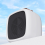 Tragbarer Raumheizer, Mini-Desktop-Warmluftventilator mit Griff (EU) 5