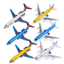 6 Piece Aircraft Model Set, Alloy Airplane Toys in Assorted Colors, Detailed Aircraft Models for Collectors and Kids