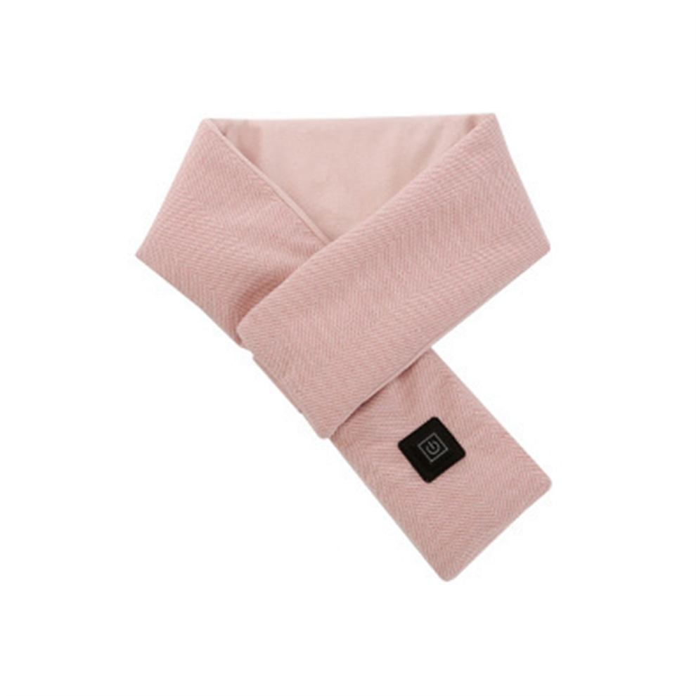 Electric Heating Scarf USB Charging 3Gear Heated Scarf Pink