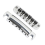 Guitar Bridge 6-String Electric Guitar Bridge Silver 6