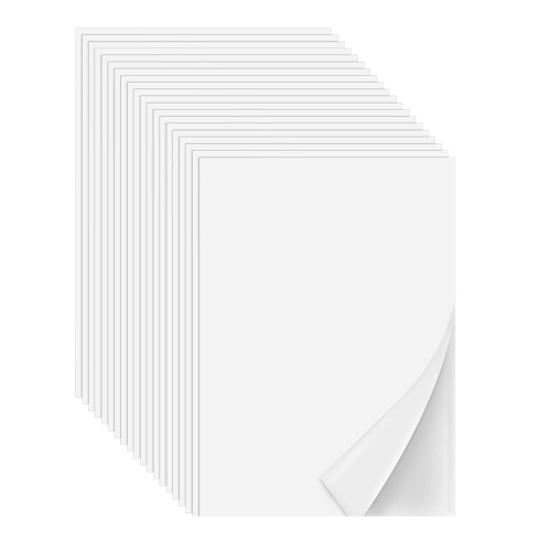 Iron on Adhesive Sheets 20PCS,Double-Sided Heat Melt Fabric Sheet,