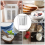 1100ml Yogurt Filter and Strainer Fine Mesh Transparent Box 6