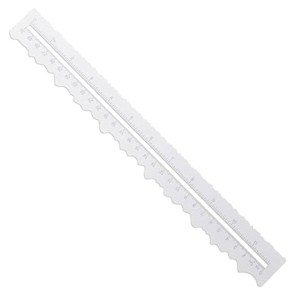 Tearing Ruler For Paper Crafts With Irregular Edges Measuring Paper 4854137596938