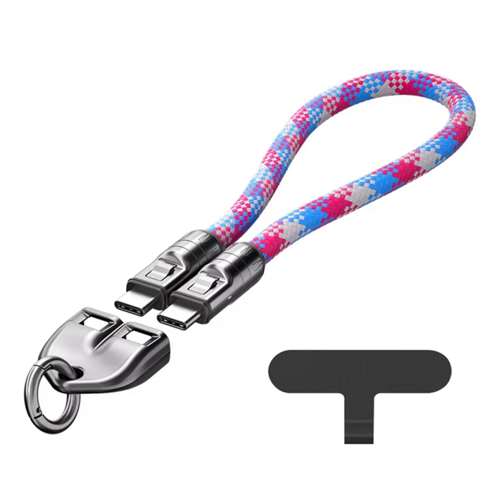 240W Pd3.1 Data Cable Type C To Type C Fast Charging Cord, Pink 4851612546358