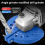 2pcs 3-12mm Drill Bit Grinding Sharpener Polishing Grinding Tool Blue 5