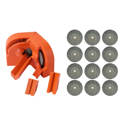 Multi-Functional Drill Bit Sharpener Tool with Grinding Wheels 1