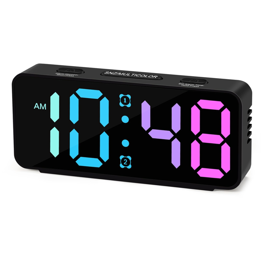 Small Loud Alarm Clock for Heavy Sleepers Adults
