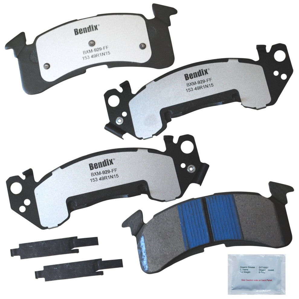 Bendix Fleet Metlok Mkd153fm Front Brake Pads For C20 Suburban C30 C35 G30 K20 P20 P30 R20 R30 R3500 V20 Gmc C2500 G3500 K2500 P2500 P3500 Workhorse 887243236058