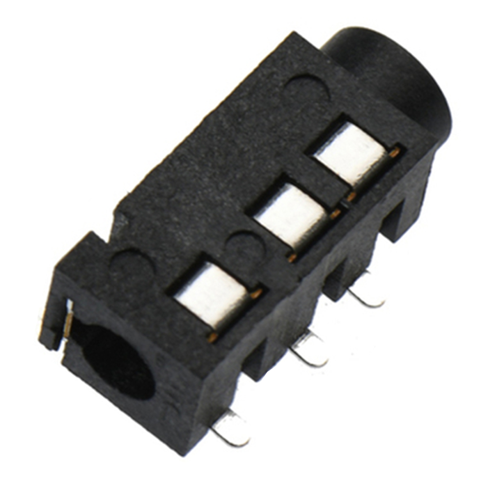 Pj320d 3.5Mm Headphone Audio Socket 3/4Pins Audio Interface Dip/Smd Black 4853609560477