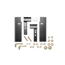 RealTruck Backrack Hardware Kit for use w/Standard Bed Black No Drill | 30117 | Fits 2002-2025 RAM 2500/3500 All Beds; 2002-2025 RAM 1500 6.5' & 8'