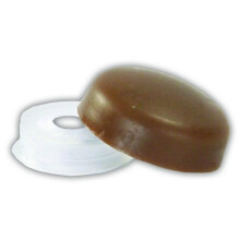 JR Products 20395 Schraubenabdeckungen, 14 Stck, braun