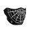 Zanheadgear Half Mask Neopren Spider Web 1