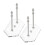 Outdoor Sports Deck Longboard Storage Rack White 7