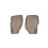 WeatherTech Tapis de sol sur mesure pour Dodge Nitro  1re range (453221) Tan 1