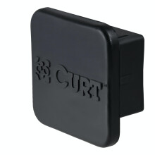CURT 22276 Gummi-Abdeckung für Anhängerkupplung, passend für 2-Zoll-Empfänger, schwarz