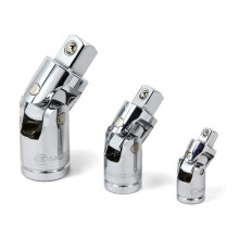 Powerbuilt 640858 3-delt universalleds?t s?lv 1/4"""" 3/8"""" & 1/2"""" drev