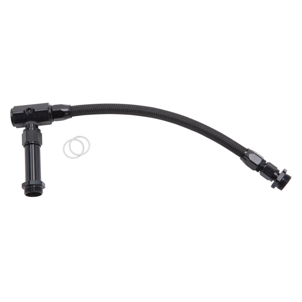 Edelbrock 641095 Carb Fuel Hose Kit 6 Dual Inlet Holley 4150 Series Wout Gauge Proclassic Finish 087133928647