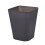 Haushalt Großer Mülleimer Papierkorb Schwarz Grau 2