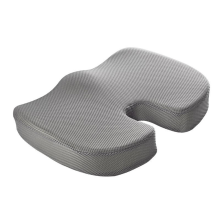 Ergonomisches Memory-Baumwoll-Studenten-Ass-Kissenkissen Grau