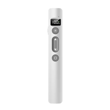 2.4G Smart Wireless Presenter Power Consumption Level Display White