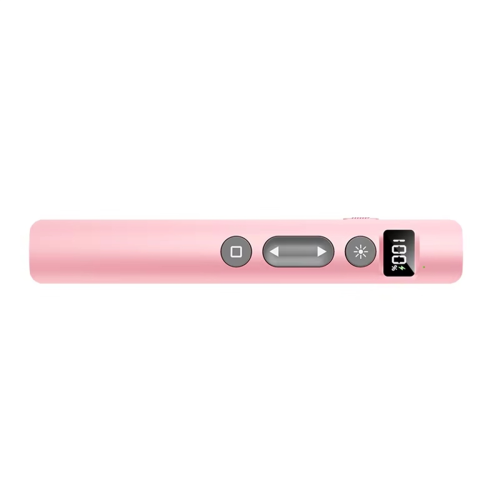 2.4G Smart Wireless Presenter Power Consumption Level Display Pink 2