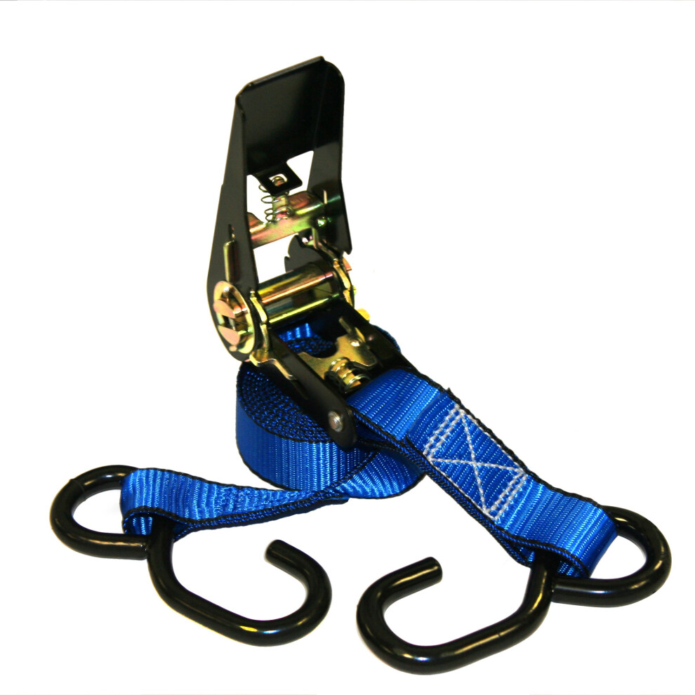 Everest Premium Ratchet Tie Down - 1 Pk - 1 In - 10 Ft - 400 Lbs Working Load - 1200 Lbs Break Strength - Cambuckle Alternative - Cargo Straps Perfec 859795002337