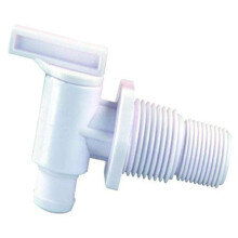 JR Products 03175 Ablasshahn mit Doppelgewinde, wei