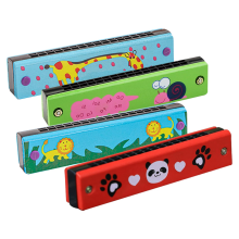 Kindermundharmonika, Diatonische Mundharmonika, Musikinstrument aus Holz