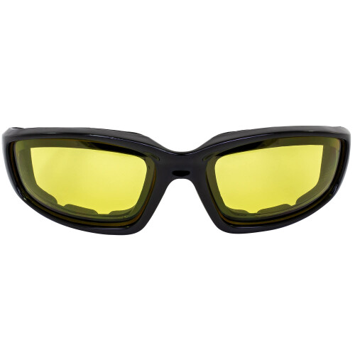 Γυαλιά Μηχανής Birdz Eyewear Oriole (Μαύρο Σκελετό/Κίτρινο Φακό) 1
