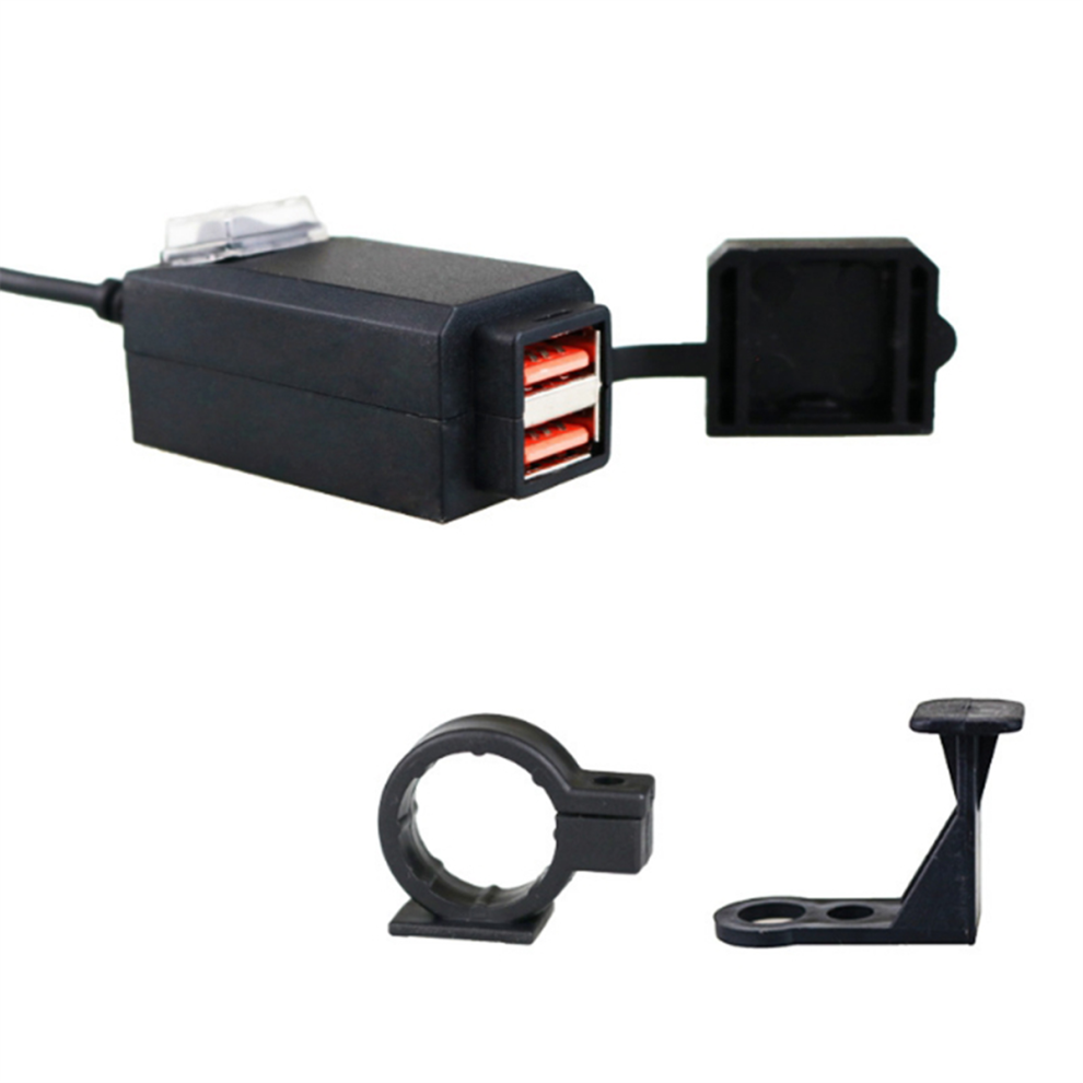 Handlebar Qc 3.0 Dual Usb 9V-12V Charger Adapter Socket With Switch 4851612529092