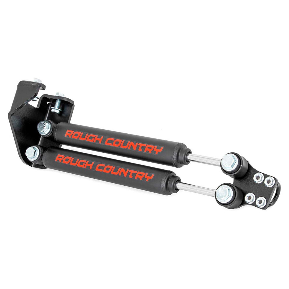 Rough Country Dual Steering Stabilizer for 19871995 Jeep Wrangler YJ 87307
