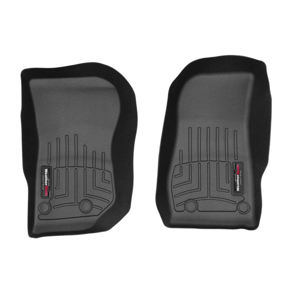 Weathertech Custom Fit Floorliners For Jeep Wrangler 2-Door Wrangler Jk Unlimited 4-Door Wrangler Unlimited 4-Door Wrangler Jk 2-Door - 1St Row (4 787765903011