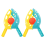 2 Sets Interactive Toss and Catch Balls Interactive Toy 2