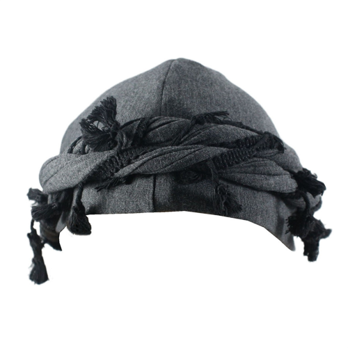 Turban for Men Silk Satin Lined Cap Head Wraps Elastic Pre-Tie C
