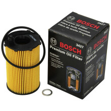 BOSCH 3427 Premium oliefilter met FILTECH-filtratietechnologie - compatibel met geselecteerde Hyundai Azera Santa Fe Santa Fe XL Kia Cadenza Sedona S