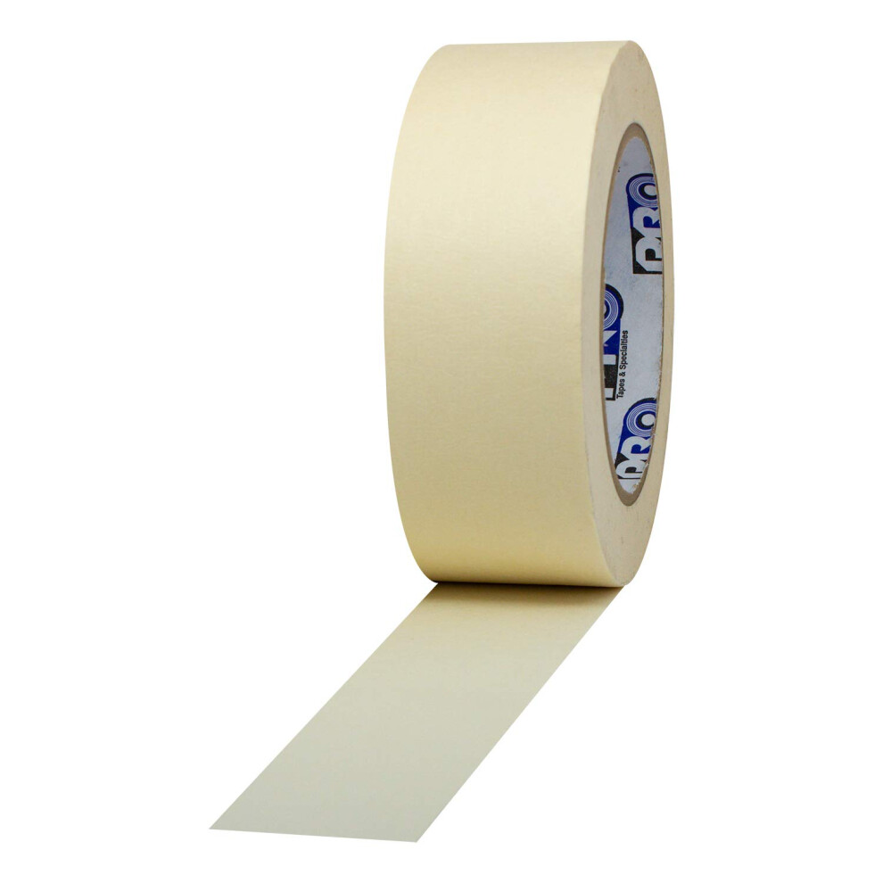 Protapes Pro 795 Crepe Paper General Purpose Masking Tape 60 Yds Length X 1-1/2"""" Width Tan (Pack Of 1) Light 840178006264