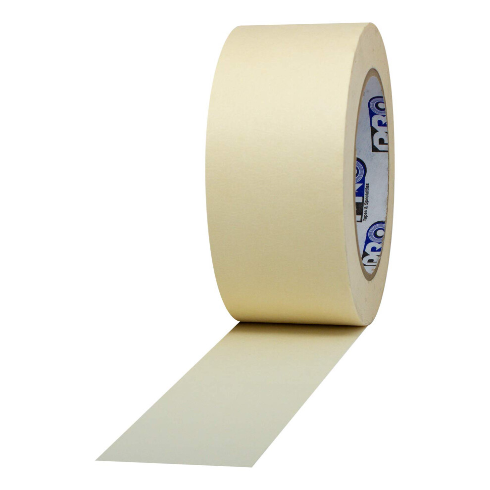 Protapes Pro 795 Crepe Paper General Purpose Masking Tape 60 Yds Length X 2"""" Width Tan (Pack Of 1) 840178006288